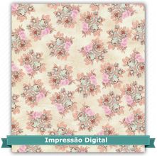 Tecido Estampado para Patchwork - Coleção Alsacia Flores Cor 12 (0,50x1,40)