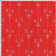 Tecido Estampado para Patchwork - Coleção Paris Flor de Liz Cor 32 (0,50x1,40)