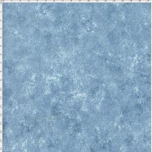 Tecido Estampado para Patchwork - Coleção Algarve Estonado Azul Cor 13 (0,50x1,40)