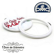 Bastidor Moldura Redondo Branco DMC - 13cm