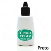 Tinta para Carimbo Pilot TC 42 Preto