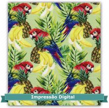 Tecido Estampado Para Patchwork - Araras 332429 Cor 0230 (0,50X1,40)