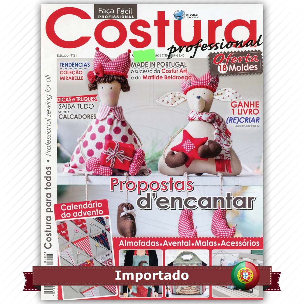 Revista Faça Fácil Costura Professional Nº21 Bazar Horizonte 8050