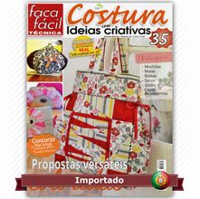 Revista Faça Fácil Costura com Ideias Criativas nº35