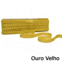 Passamanaria HAK 1770 12mm - 10 Metros
 Ouro velho