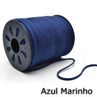 Cordão Trançado de Polipropileno 3,5mm - 100 metros Azul marinho