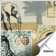 Tecido Adesivo Impermeável - Safari 001 (45x70)