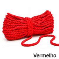 Cordão de São Francisco 6mm - 20m Vermelho