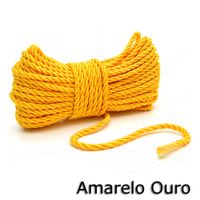 Cordão de São Francisco 6mm - 20m Amarelo ouro