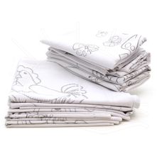 Kit Pano de Prato Riscado Ober Athenas 66x40cm - 10 unidades