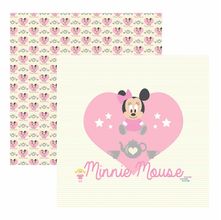 Folha para Scrapbook Dupla Face Disney - Baby Minnie