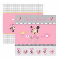 Folha para Scrapbook Dupla Face Disney - Baby Minnie Cenário e bandeirolas