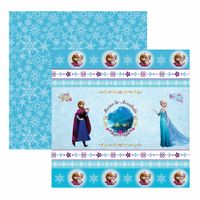 Folha para Scrapbook Dupla Face Disney - Frozen Fitas e rótulos