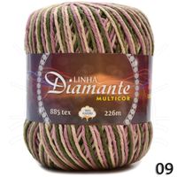 Barbante Diamante Multicor nº06 200g 09 - mescla 1