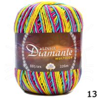 Barbante Diamante Multicor nº06 200g 13 - mescla 4