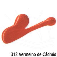 Tinta Acrílica Acrylic Colors 20ml 312 - vermelho de cádmio