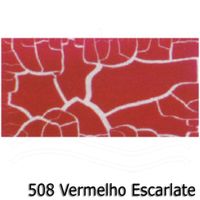 Kit Tinta Craquelex Color Acrilex 37 ml 508 - vermelho escarlate