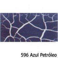 Kit Tinta Craquelex Color Acrilex 37 ml 596 - azul petróleo