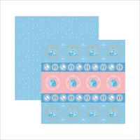 Folha para Scrapbook Dupla Face Disney - Cinderela Forminhas e toppers