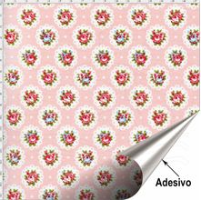 Tecido Adesivo para Patchwork - Flor e Frutos 092 (45x70)