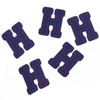 Kit Patches Termocolantes - Letras
 H