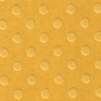 Folha para Scrapbook Cardstock Bolinhas II Amarelo mostarda