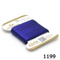 Fita para Bordar de Cetim nº00 com 10 metros - Progresso 1199 - azul bic