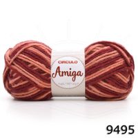 Fio Amiga Círculo Mesclado 100g 9495 - outono