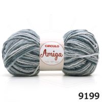 Fio Amiga Círculo Mesclado 100g 9199 nublado