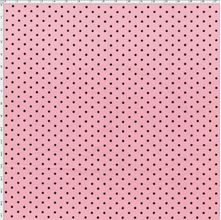 Tecido Estampado para Patchwork - Poá Rosa com Marrom Cor 47 (0,50x1,40)