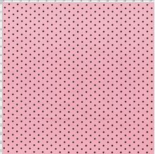 Tecido Estampado para Patchwork - Poá Rosa com Marrom Cor 47 (0,50x1,40)