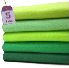 Kit Feltros (30x70) 5 Estampas - Tons de Verde