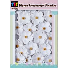 Flores Artesanais Sininho Coleção Algodão Doce - Branco