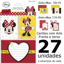 Kit Cartões para Scrap Momentos Minnie Mouse