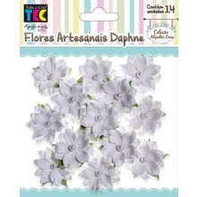 Flores Artesanais Daphne Coleção Algodão Doce - Branco