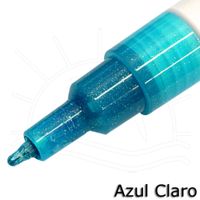 Caneta Posca Uni-Ball PC-3ML Glitter Azul claro