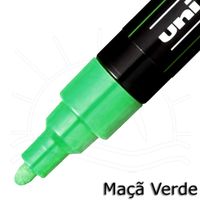 Caneta Posca Uni-Ball PC-5M Metálica Maçã verde