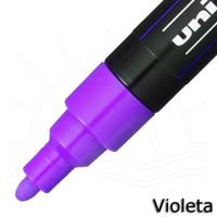 Caneta Posca Uni-Ball PC-5M Metálica Violeta