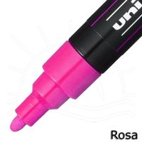 Caneta Posca Uni-Ball PC-5M Metálica Rosa