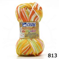 Lã Cisne D Primera Multicolor agora é Cisne Tudo Multicolor 40g 813