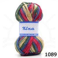 Lã Nina Mesclada Pingouin 40g 1089 crepe