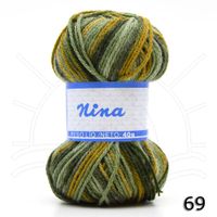 Lã Nina Mesclada Pingouin 40g 069 paquetá