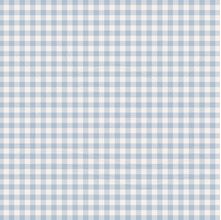 Tecido Estampado para Patchwork - Fio Tinto Xadrez Vichy 0,5cm Azul Bebê (0,50x1,40)