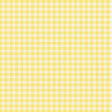 Tecido Estampado para Patchwork - Fio Tinto Xadrez Vichy 0,5cm Amarelo (0,50x1,40)