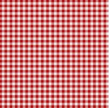 Tecido Estampado para Patchwork - Fio Tinto Xadrez Vichy 0,5cm Vermelho (0,50x1,40)