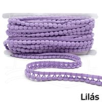 Fita Pompom Grelot 16mm - 10m Lilas