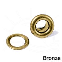 Ilhós com Arruela (Eyelet & Washer) Bronze