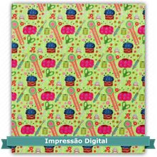 Tecido Estampado para Patchwork Marias do Brasil - Costurando no Jardim 07 (0,50x1,40)