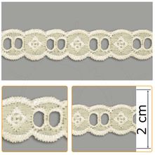 Passa Fita PP056 004 Creme - 2,0 CM