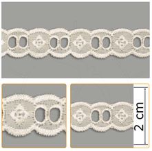 Passa Fita Cru 2,0cm Arte Punto PP056 - 13,7 Metros